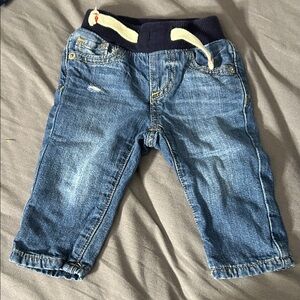 GAP Kids Blue Jeans with Navy Waistband